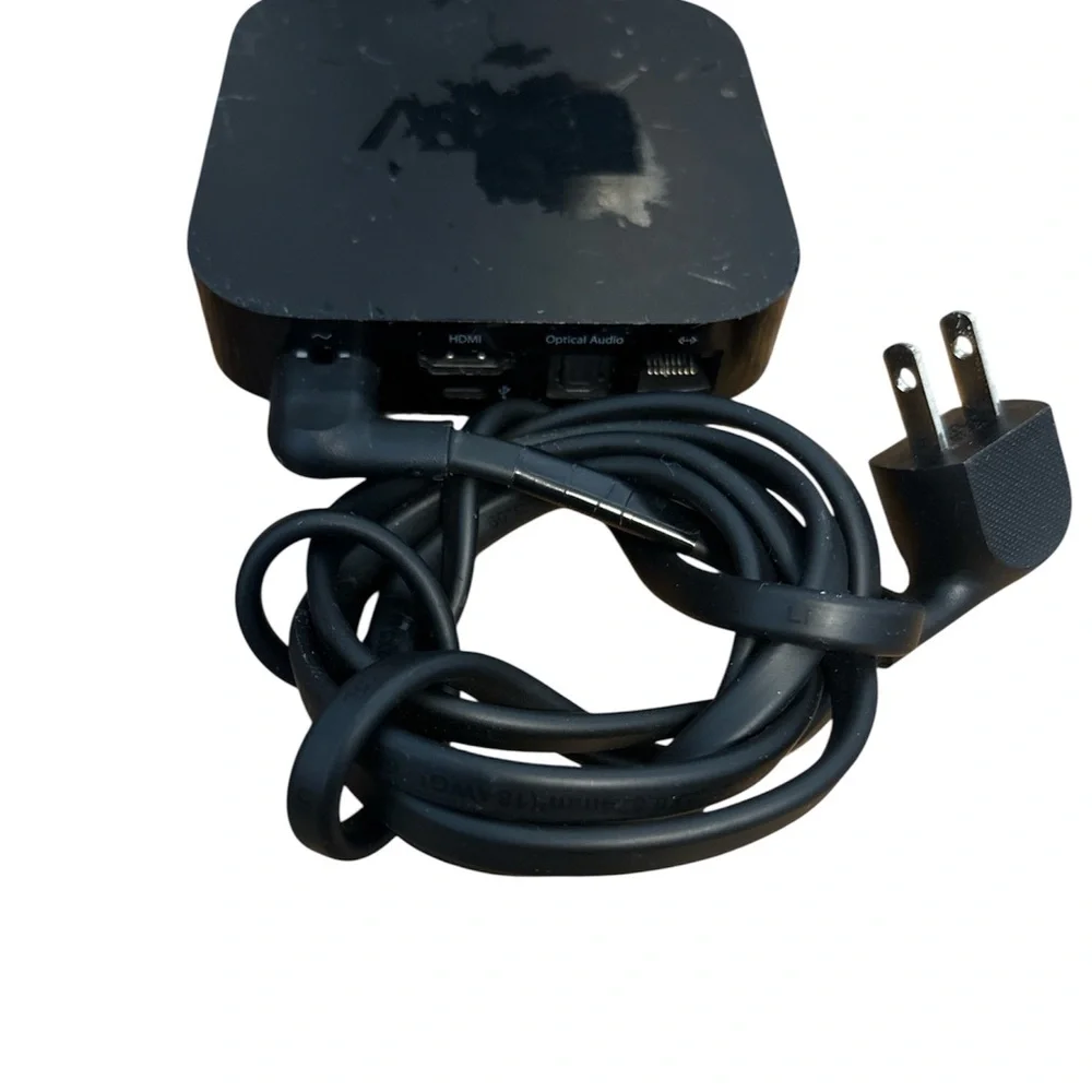 Apple Black Square Power Adapter with Attached Cord